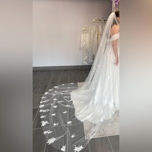 Cathedral Length Wedding Veil (Ivory)
